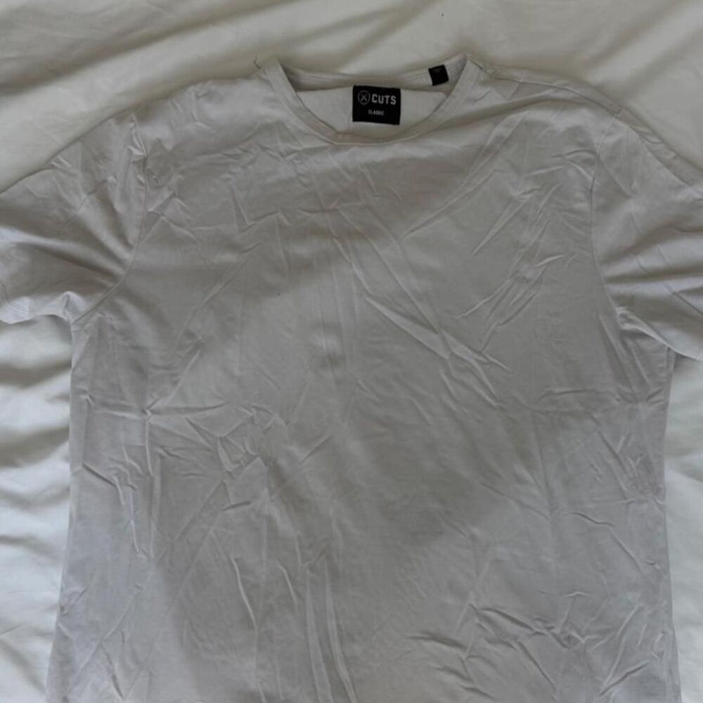 Cuts Men's White T-shirt